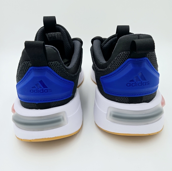 Adidas RACER TR23 Mens Running Shoes Carbon/CoreBlack/Royal Blue IG7328 - Picture 4 of 7